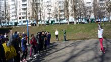 Флэшмоб проводит Светлана Шинкарева